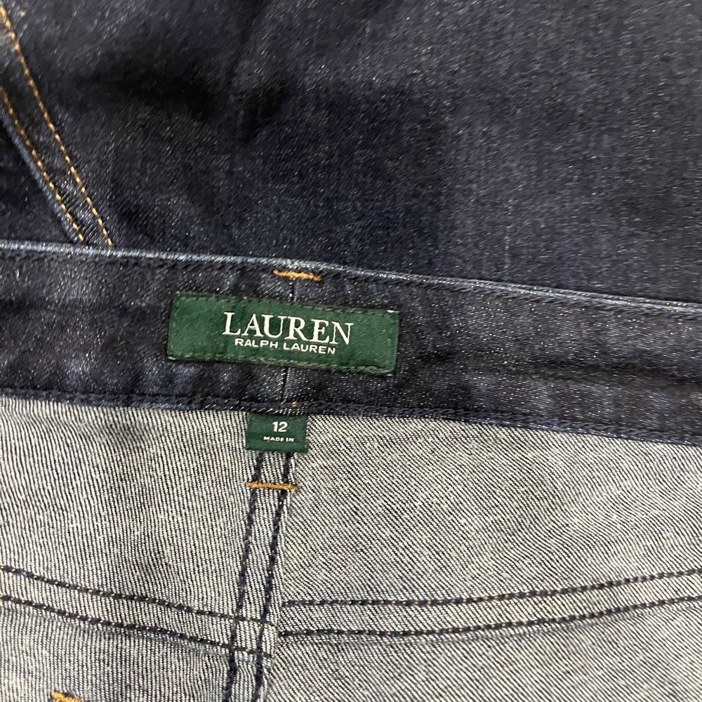 Ralph Lauren Blue Denim Jeans with Classic Stitching
